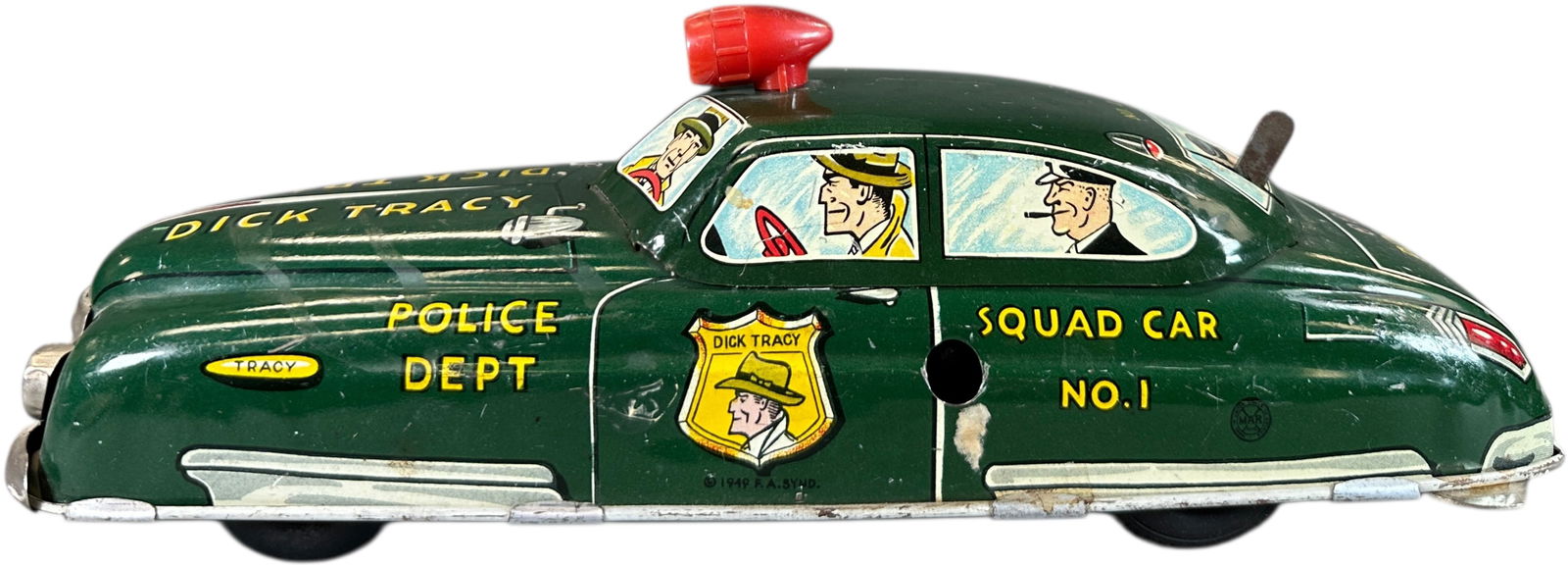MARX DICK TRACY SQUAD CAR (1 of 10)