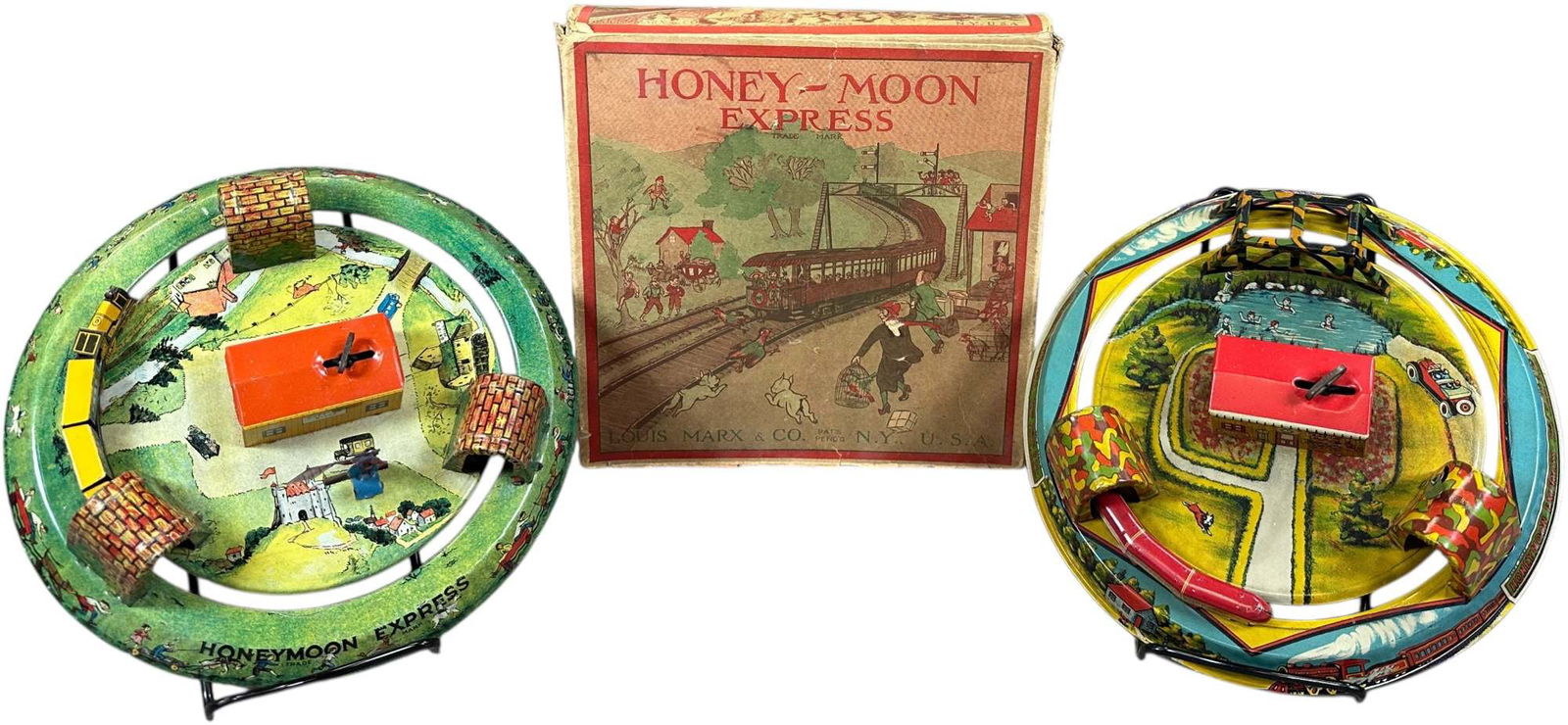 TWO MARX HONEYMOON EXPRESS TOYS (1 of 6)