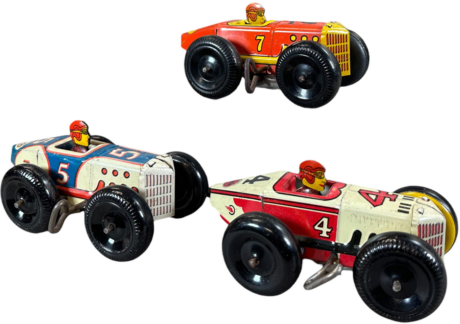 MARX MIDGET RACERS #4, #5 & #7 (1 of 4)