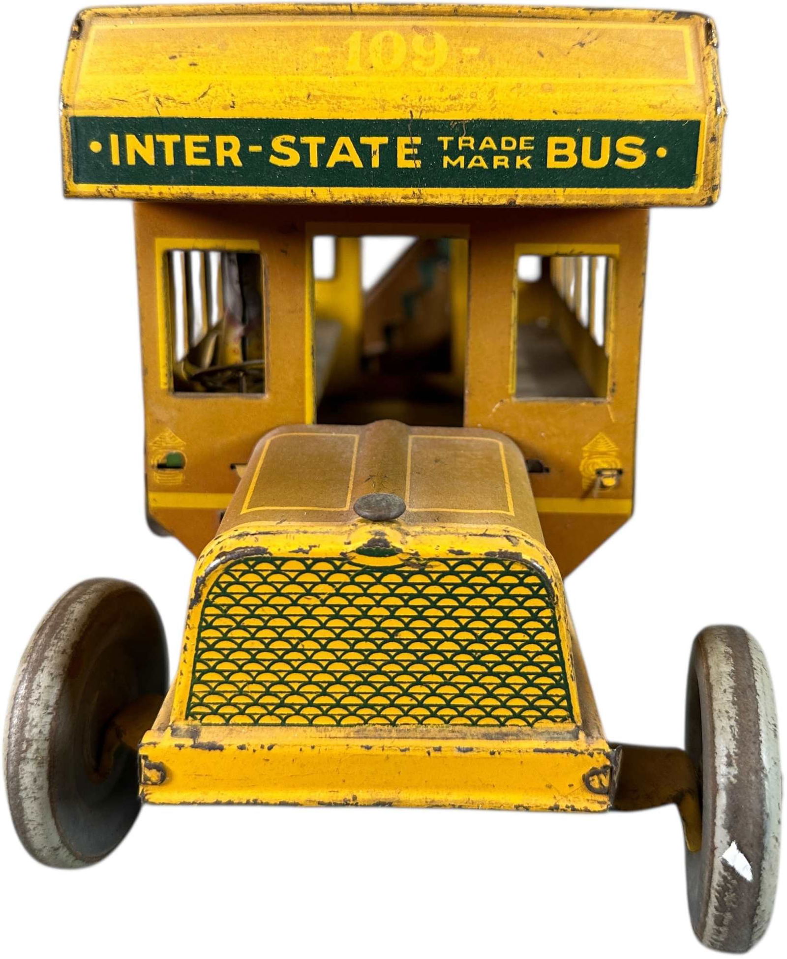 STRAUSS INTERSTATE DOUBLE DECKER BUS - BROWN - 8