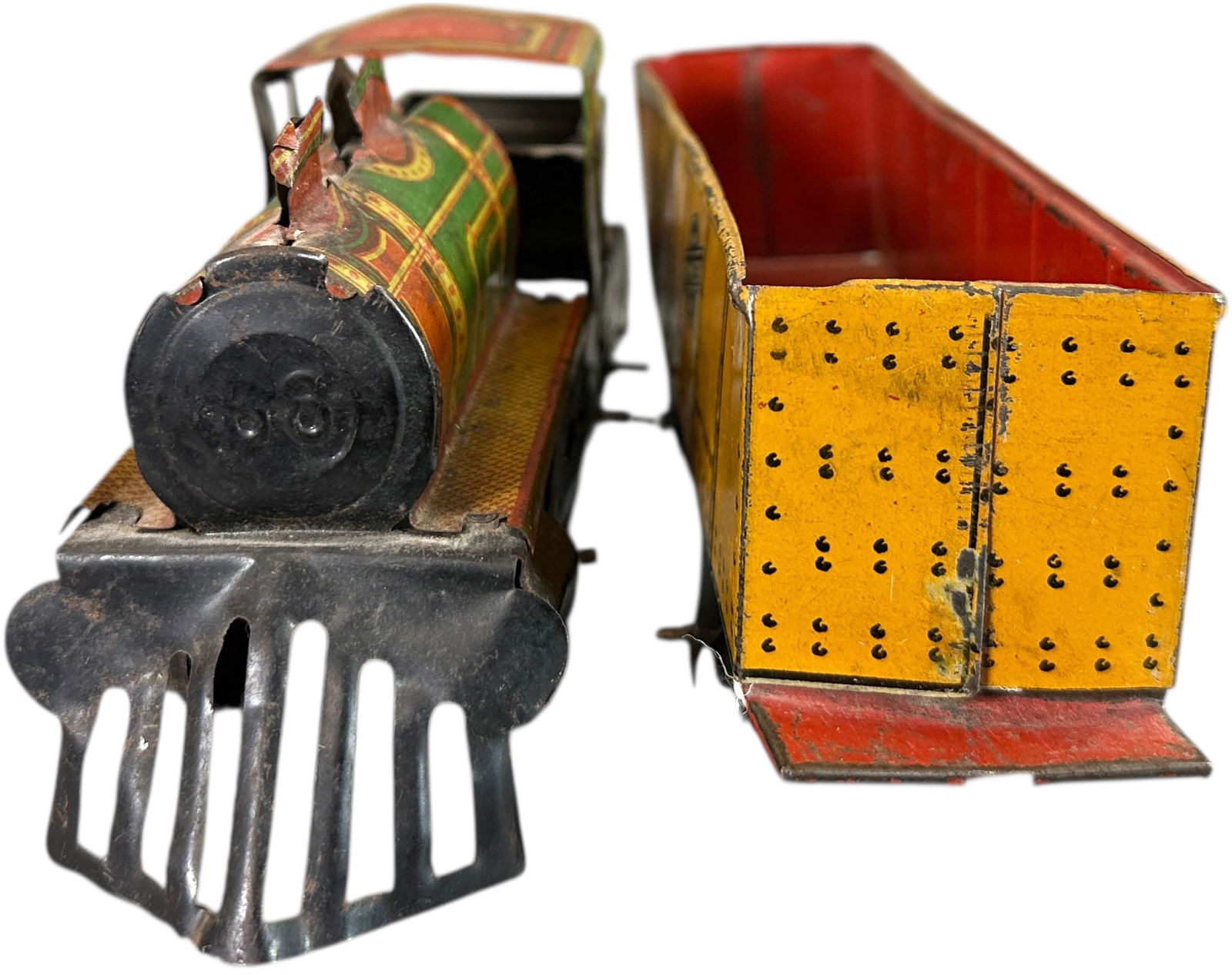 CHEIN TRAIN ENGINE W/ BOX CAR - 3