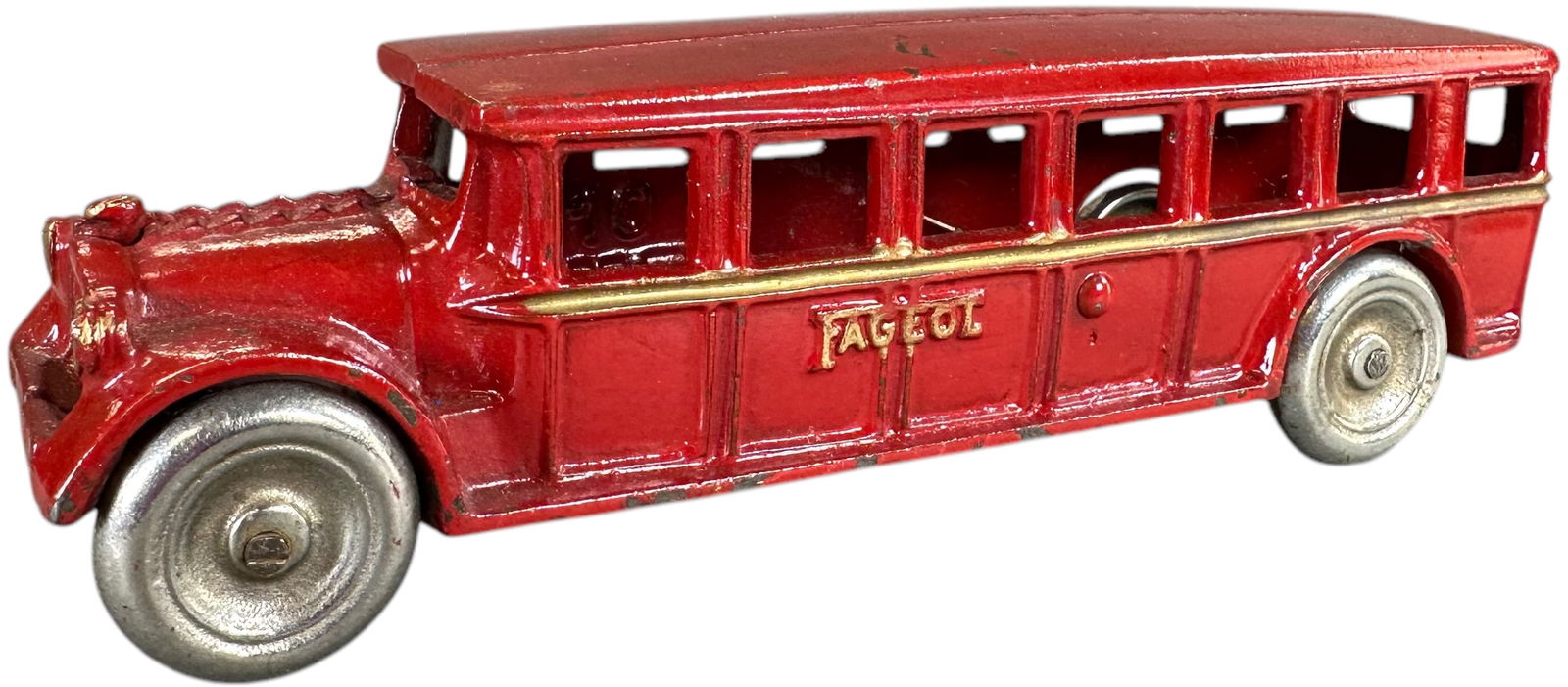 ARCADE FAGEOL SAFETY COACH BUS: 11. ARCADE FAGEOL SAFETY COACH BUS | 8" l. | (Pristine Condition) | $300 - $600