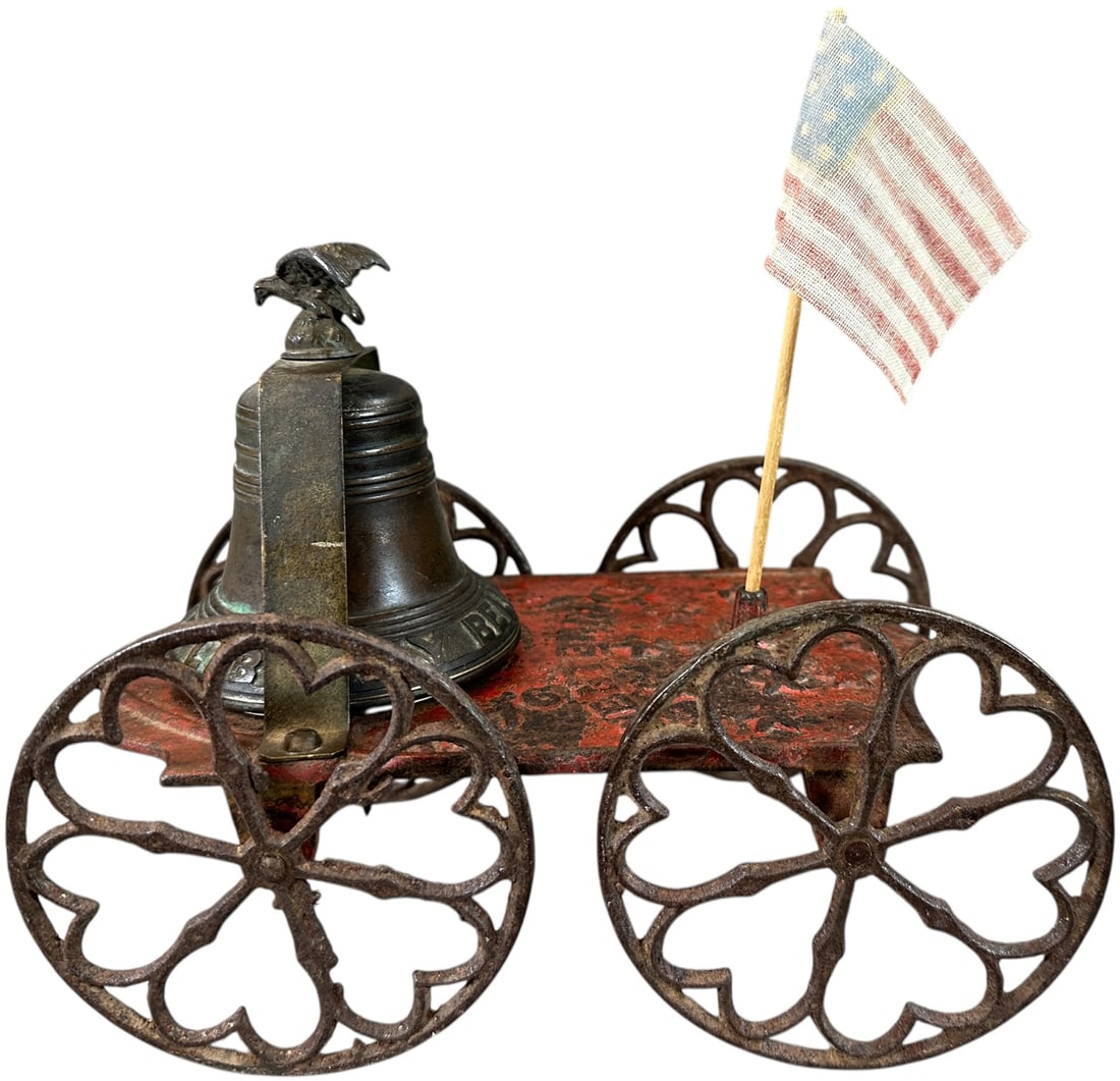 CENTENNIAL BELL CAST IRON TOY (1 of 8)