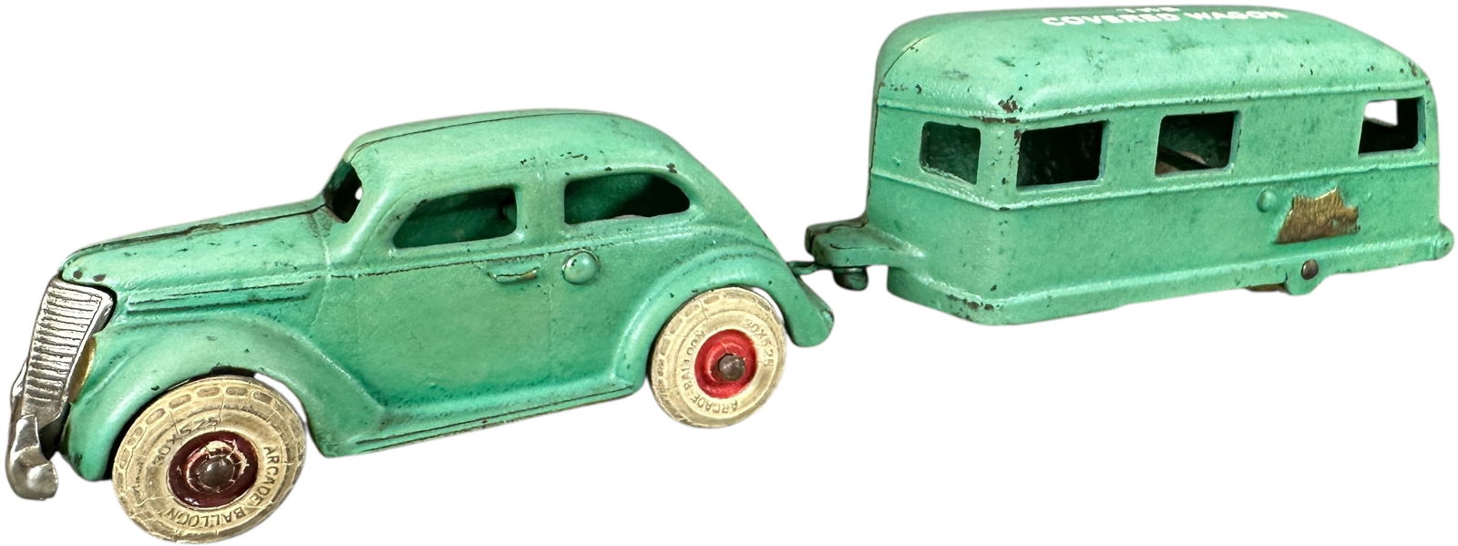 ARCADE 1937 FORD WITH COVERED WAGON (1 of 10)