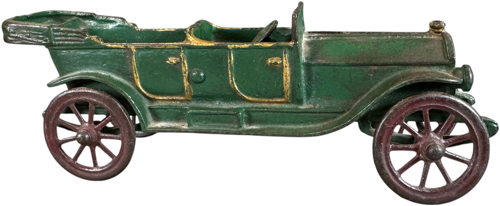 LARGE AC WILLIAMS TOURING CAR: 154. LARGE AC WILLIAMS TOURING CAR | 9.5" l. | One replaced rear wheel, paint in (Excellent Condition) | $200 - $400