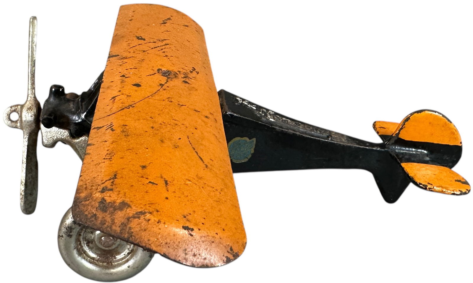 ARCADE MONOCOUPE AIRPLANE: 176. ARCADE MONOCOUPE AIRPLANE | 9" l. | Complete decal at side, (Very Good to Excellent Condition) | $200 - $400