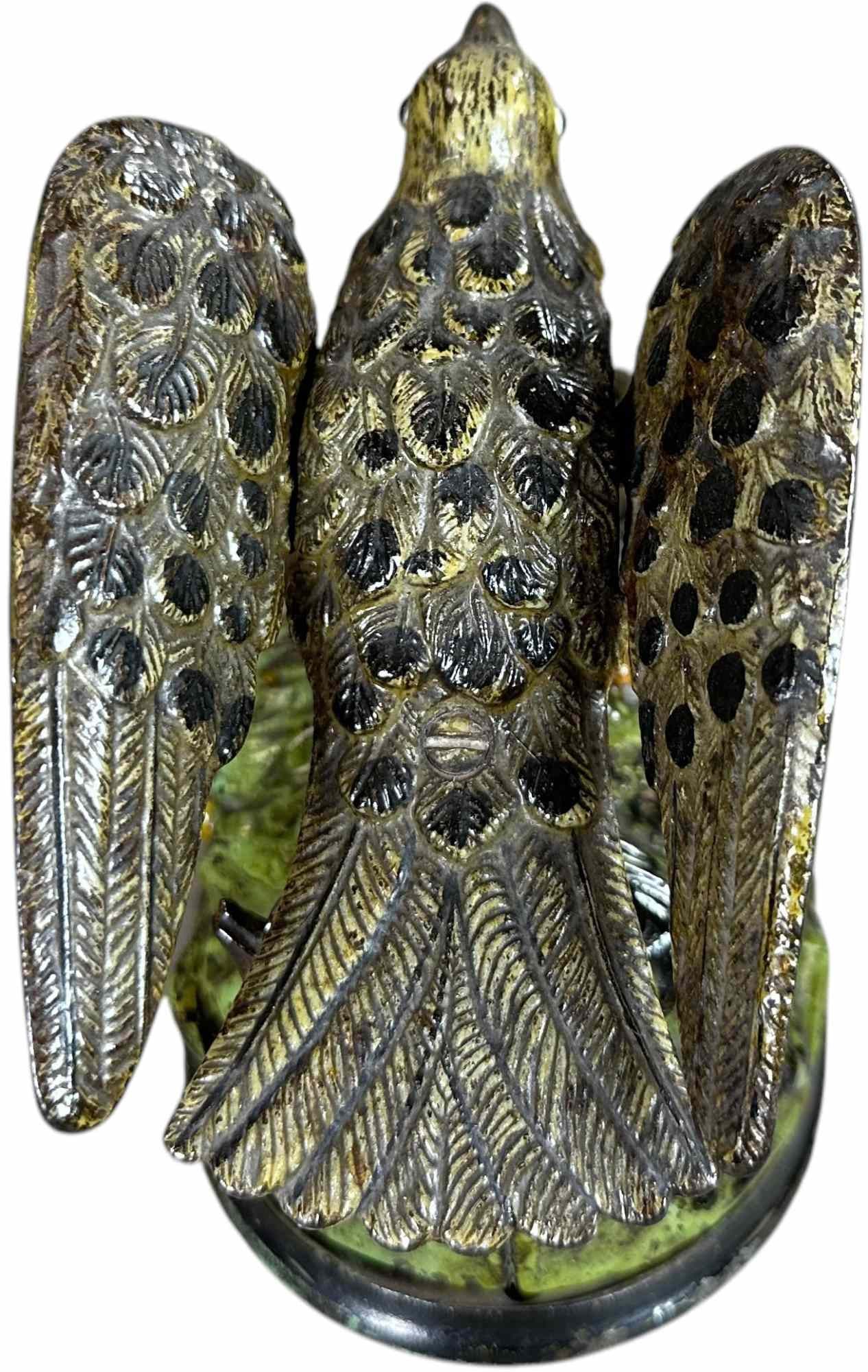 EAGLE & EAGLETS MECHANICAL BANK - 4