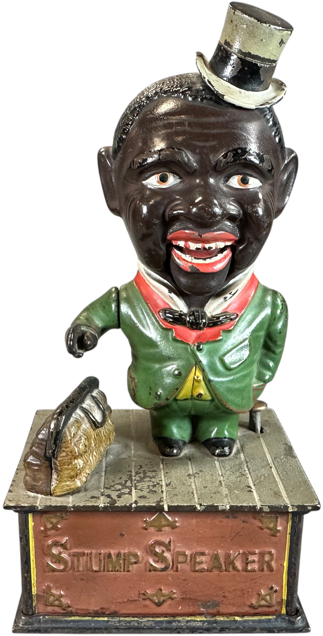 STUMP SPEAKER MECHANICAL BANK (1 of 9)