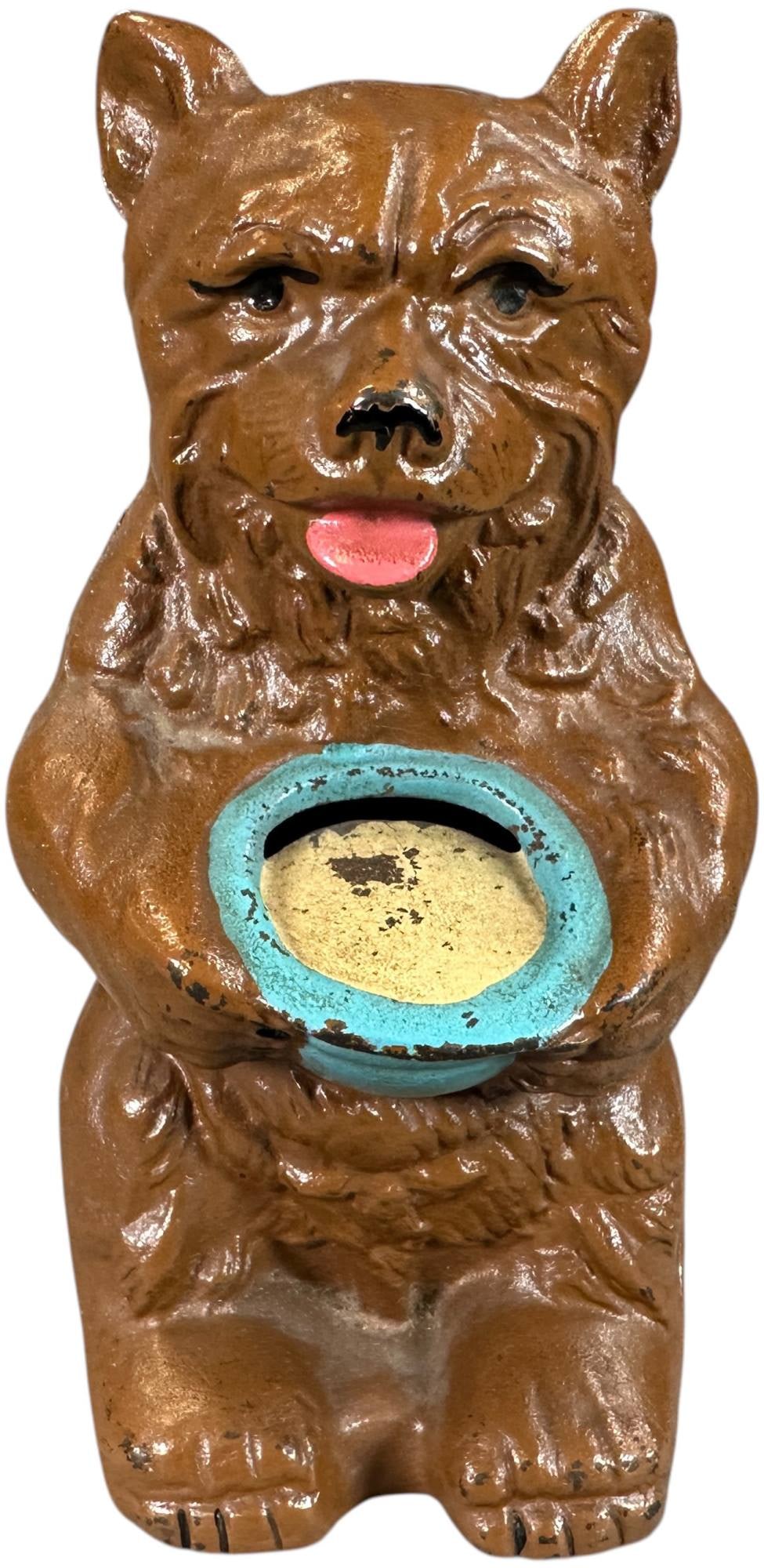 HUBLEY BEAR W/ HONEY POT STILL BANK (1 of 6)