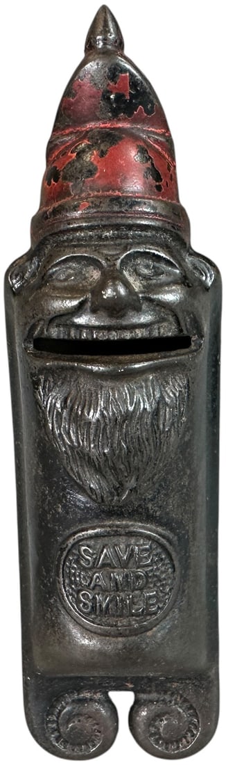 HANGING SAVE & SMILE SANTA STILL BANK (1 of 4)