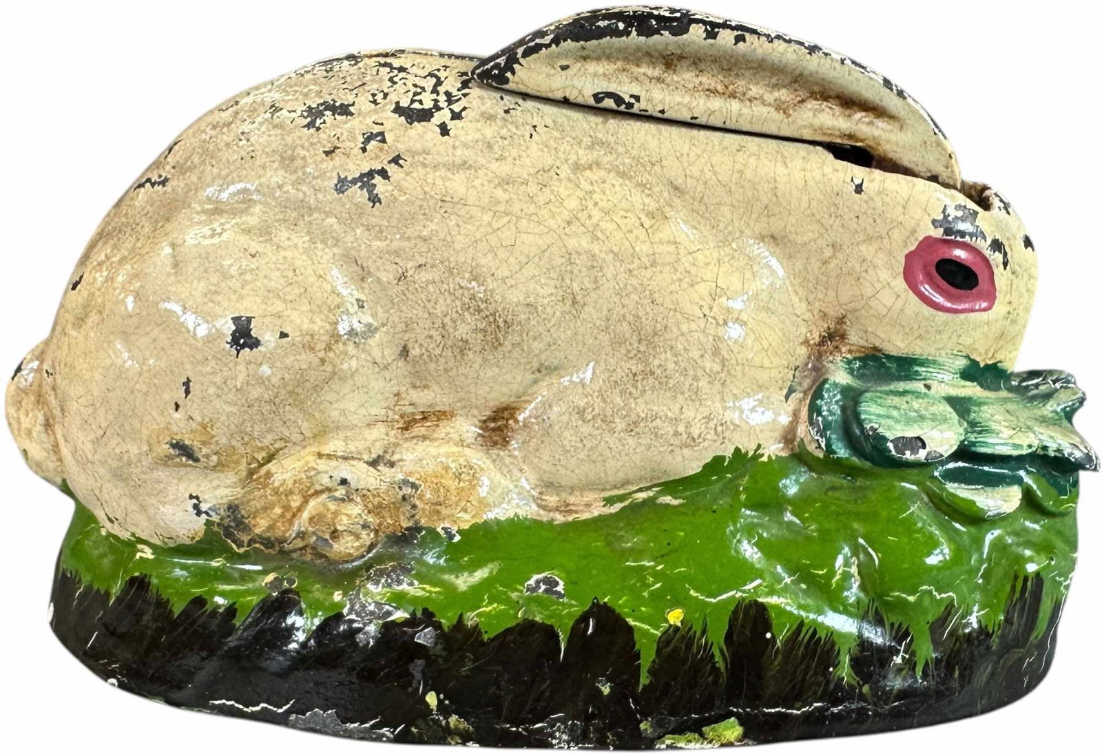 KILGORE RABBIT IN CABBAGE MECHANICAL BANK (1 of 10)