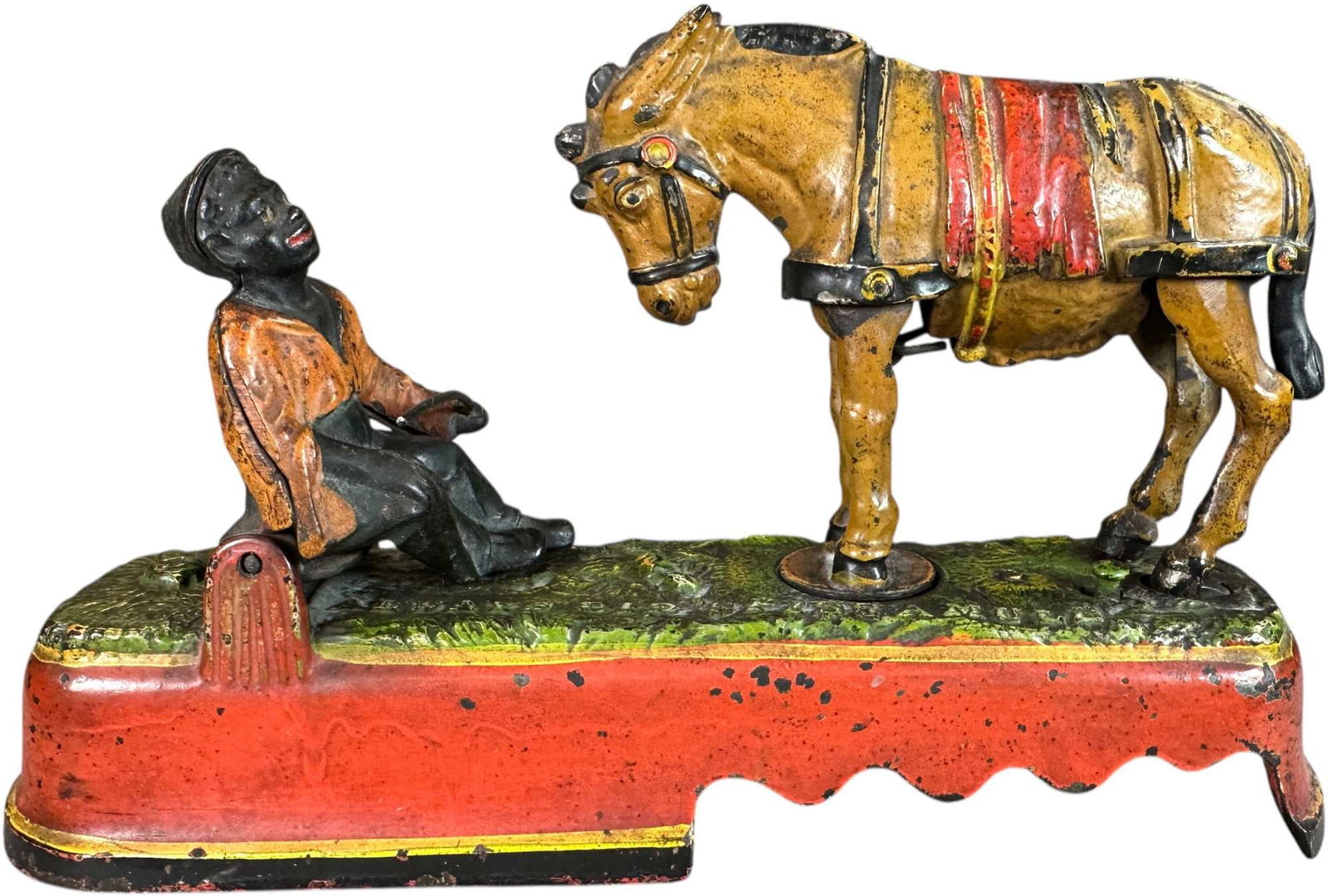 SPISE A MULE MECHANICAL BANK - BENCH (1 of 11)