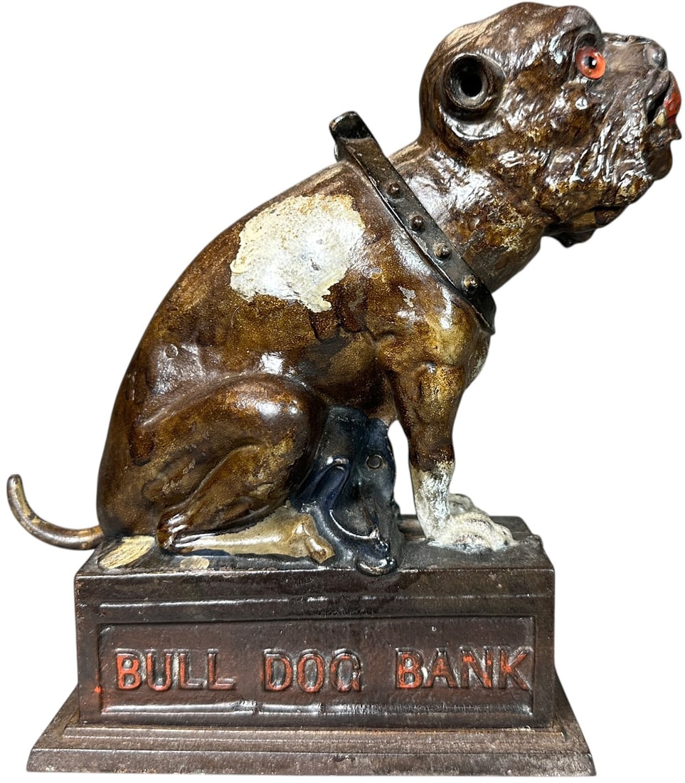 BULL DOG MECHANICAL BANK (1 of 9)