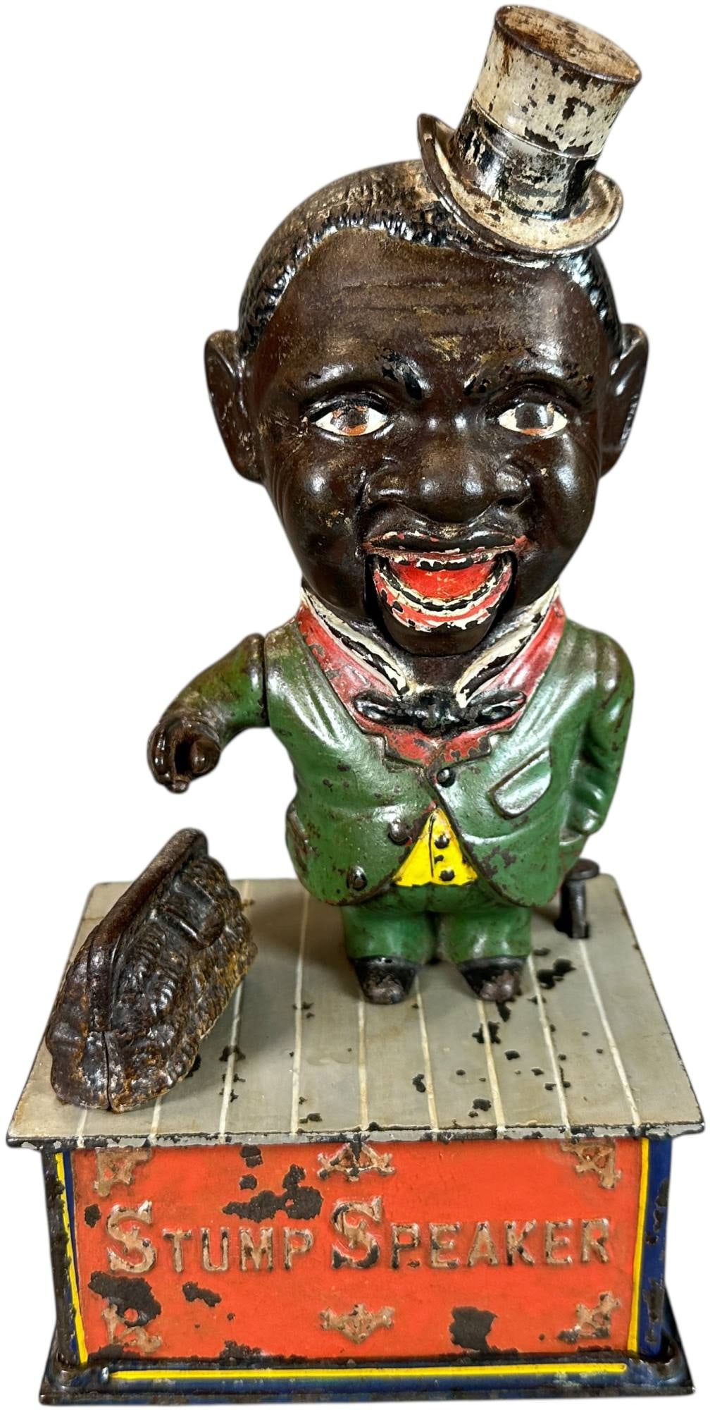 STUMP SPEAKER MECHANICAL BANK (1 of 10)