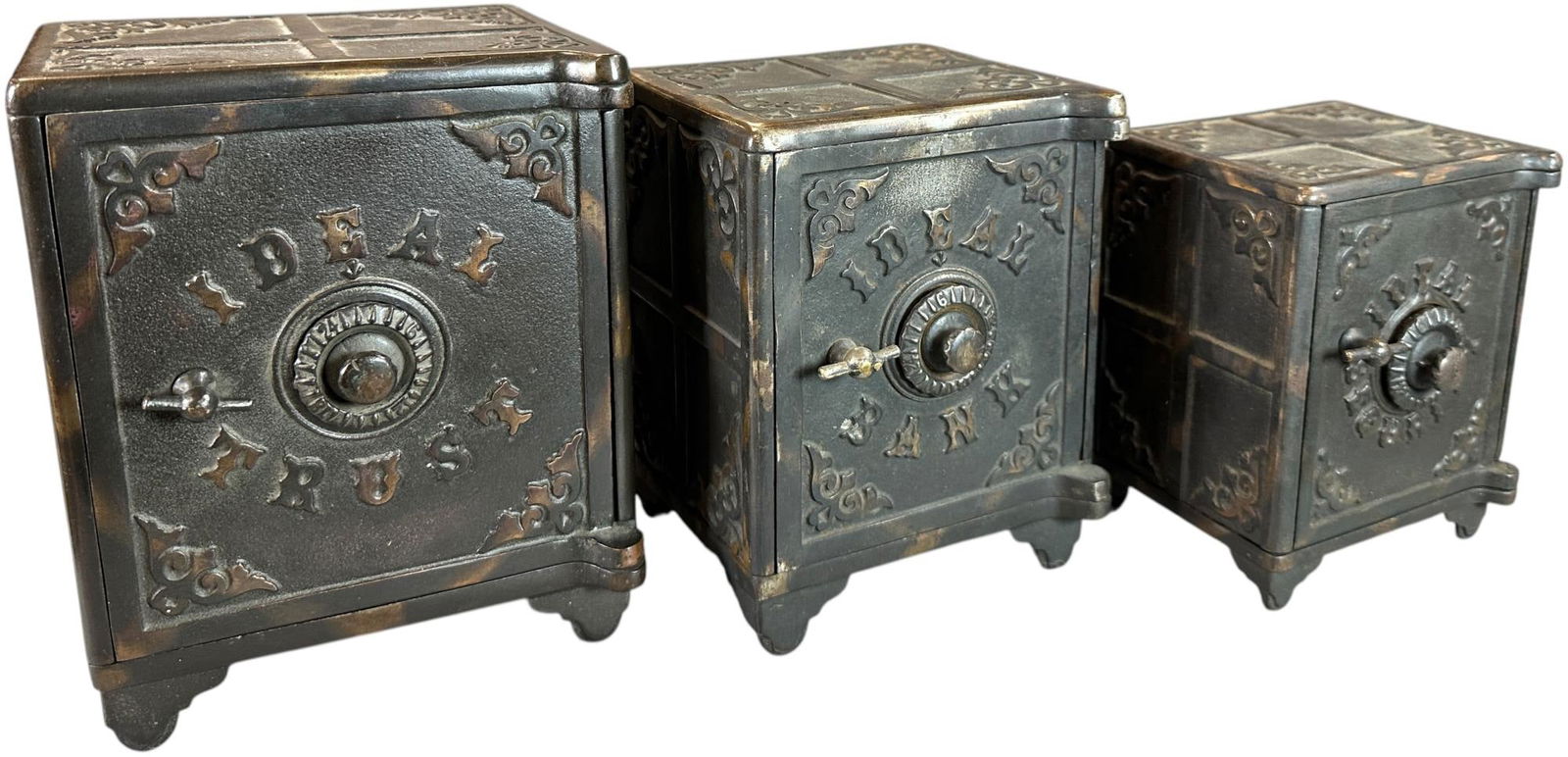 THREE IDEAL SECURITY SAFE STILL BANKS (1 of 8)