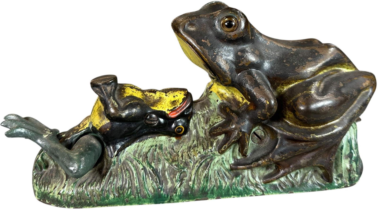 TWO FROGS MECHANICAL BANK (1 of 10)