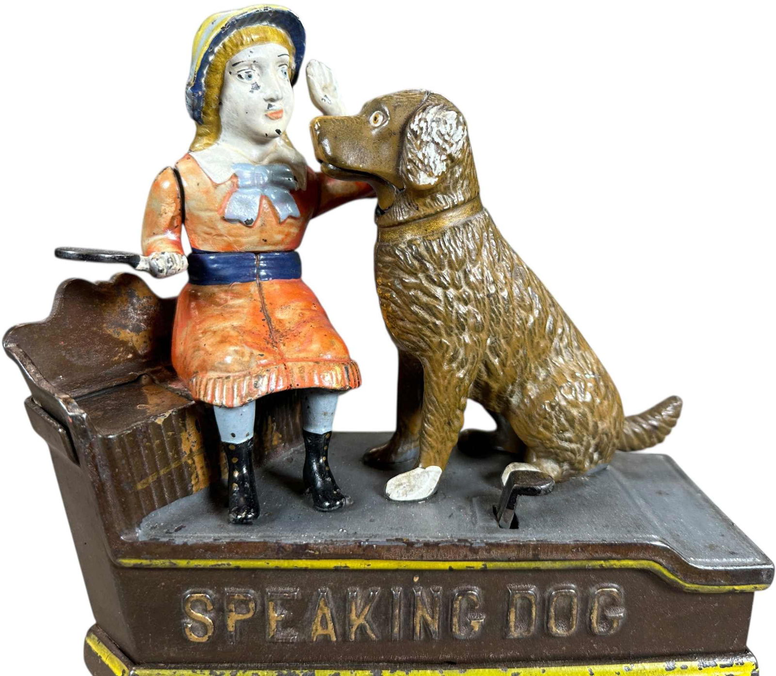 SPEAKING DOG MECHANICAL BANK (1 of 7)