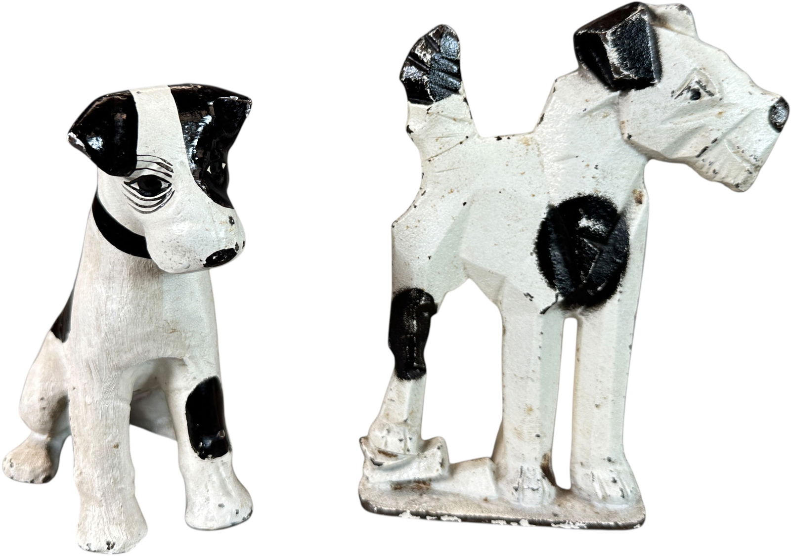 TWO SPENCER FOX TERRIER DOORSTOPS (1 of 7)