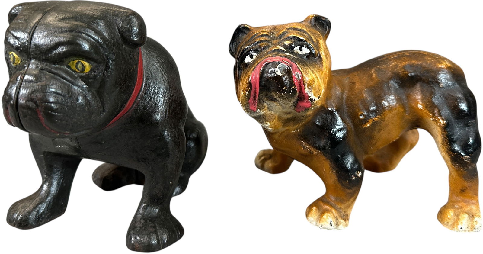 TWO BULLDOG DOORSTOPS (1 of 5)