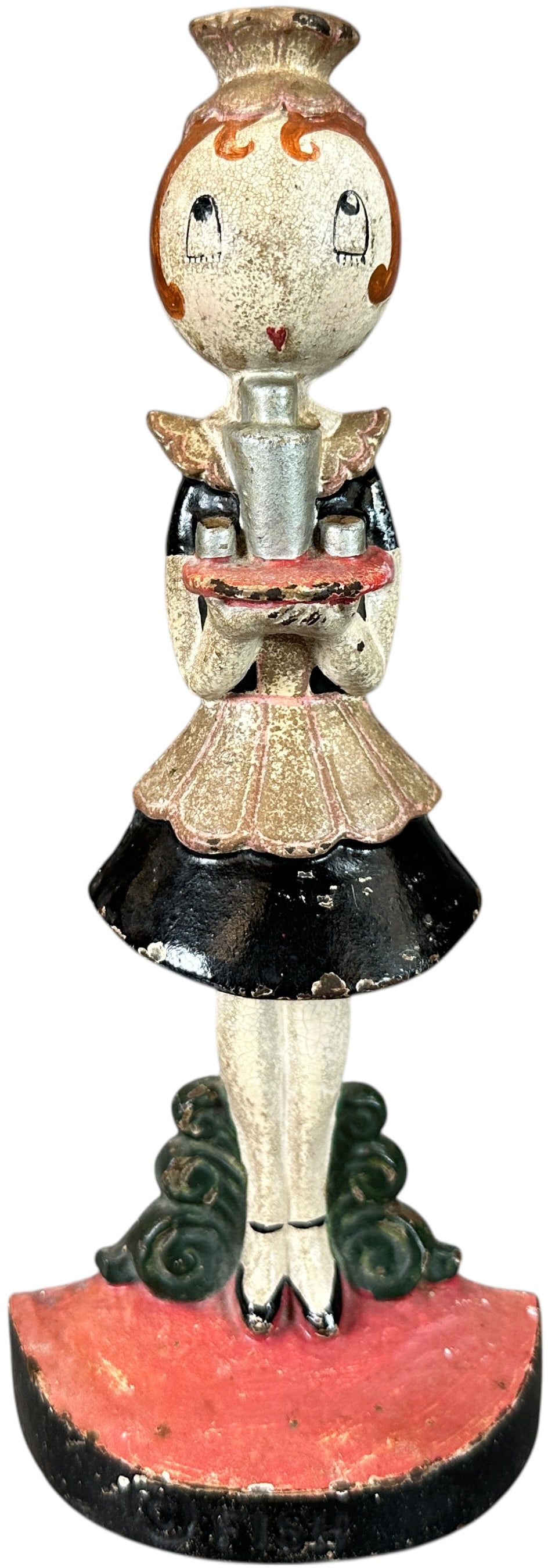 HUBLEY FISH PARLOUR MAID DOORSTOP: 413. HUBLEY FISH PARLOUR MAID DOORSTOP | 9" h. | (Excellent Condition) | $500 - $800