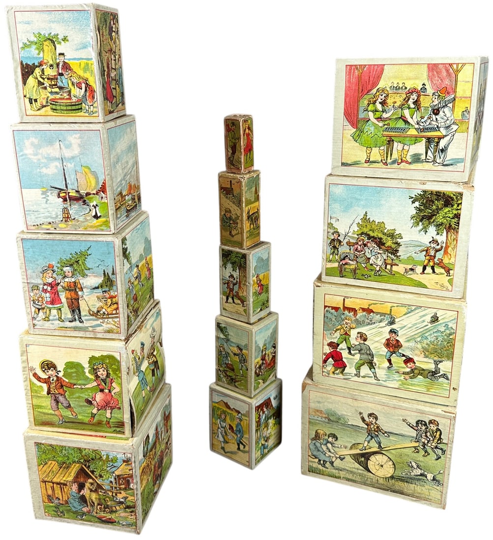 MCLOUGHLIN CHILDRENS ABC NESTING BLOCKS (1 of 15)