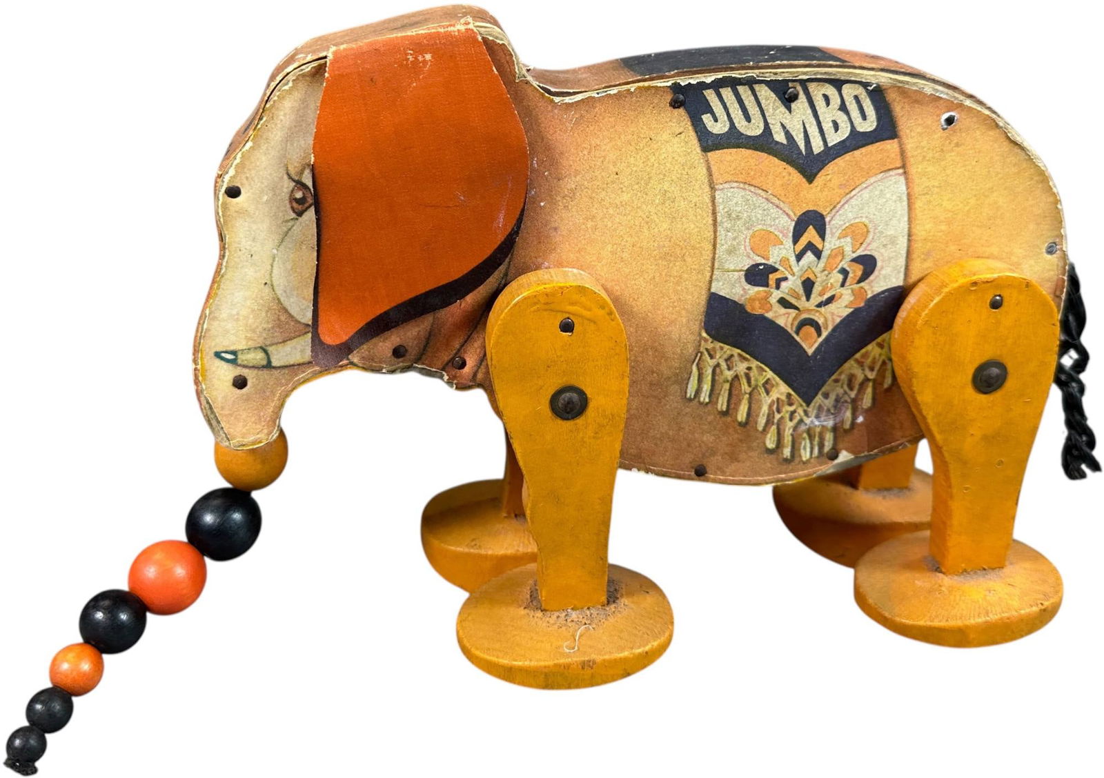 FISHER PRICE WIND-UP JUMBO BAK-UP ELEPHANT (1 of 9)