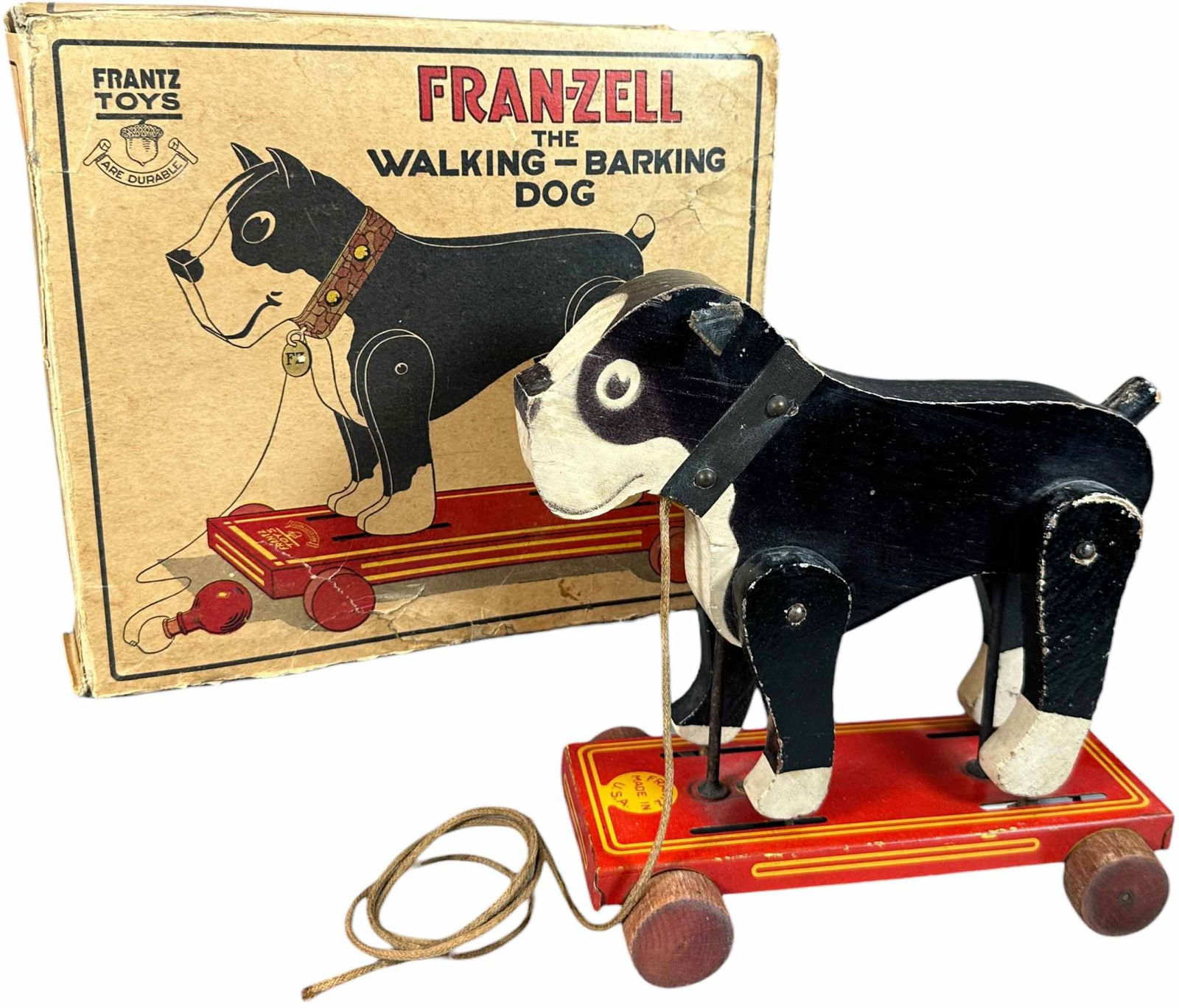BOXED FRAN-ZELL WALKING BARKING DOG (1 of 8)