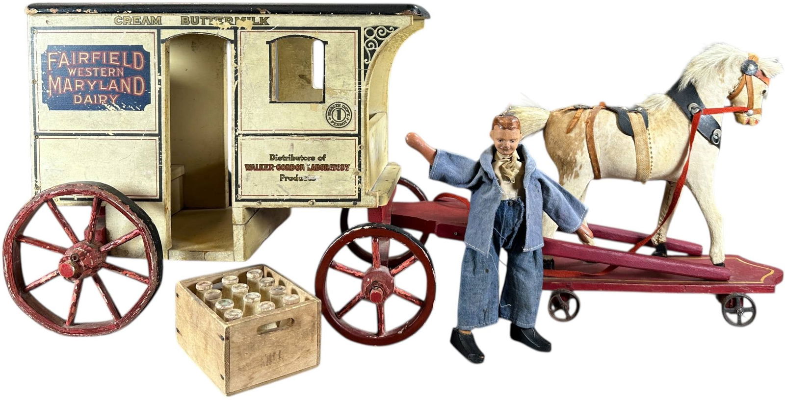 SCHOENHUT FAIRFIELD W. MARYLAND DAIRY WAGON (1 of 8)