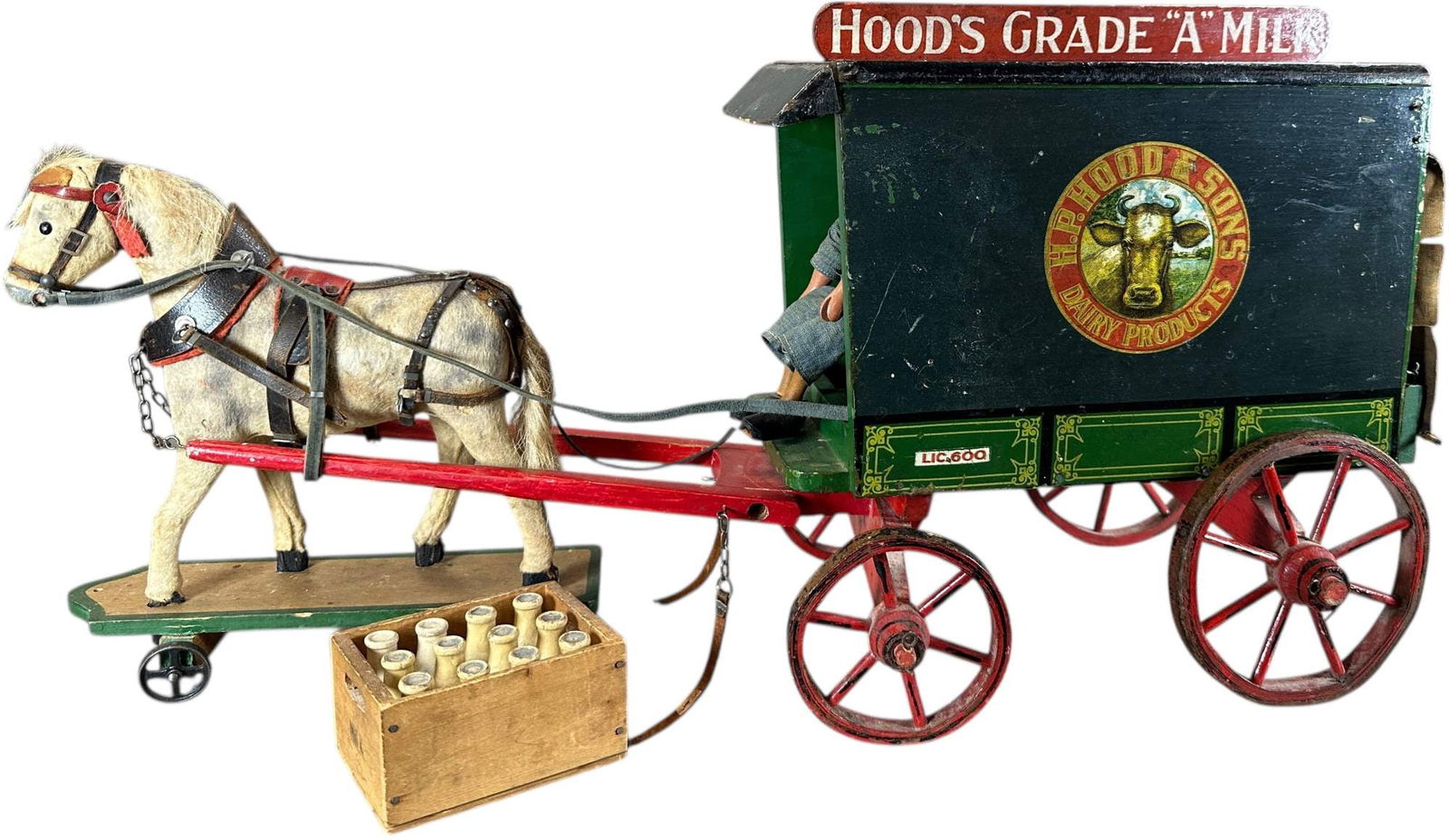 SCHOENHUT HOODS MILK WAGON (1 of 10)