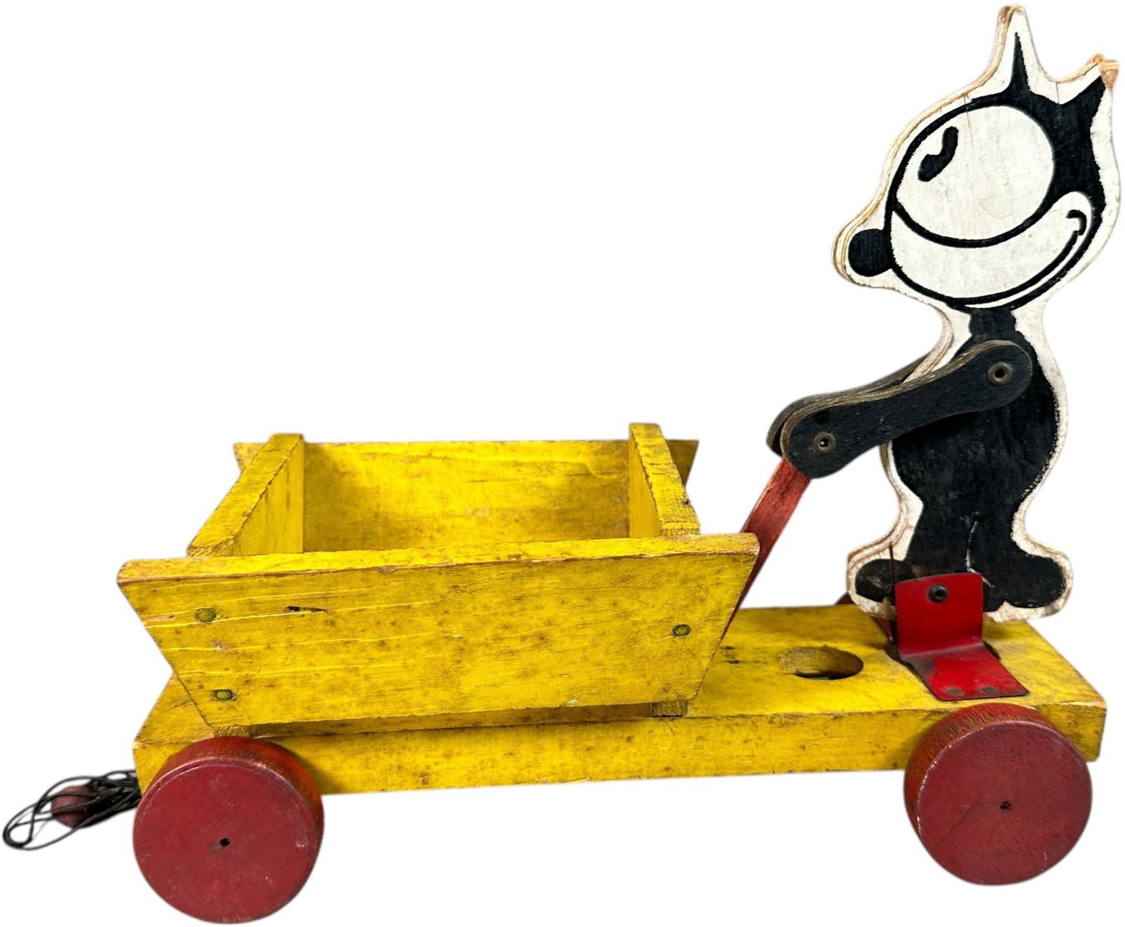 FISHER PRICE FELIX THE CAT DELIVERY PULL TOY (1 of 8)