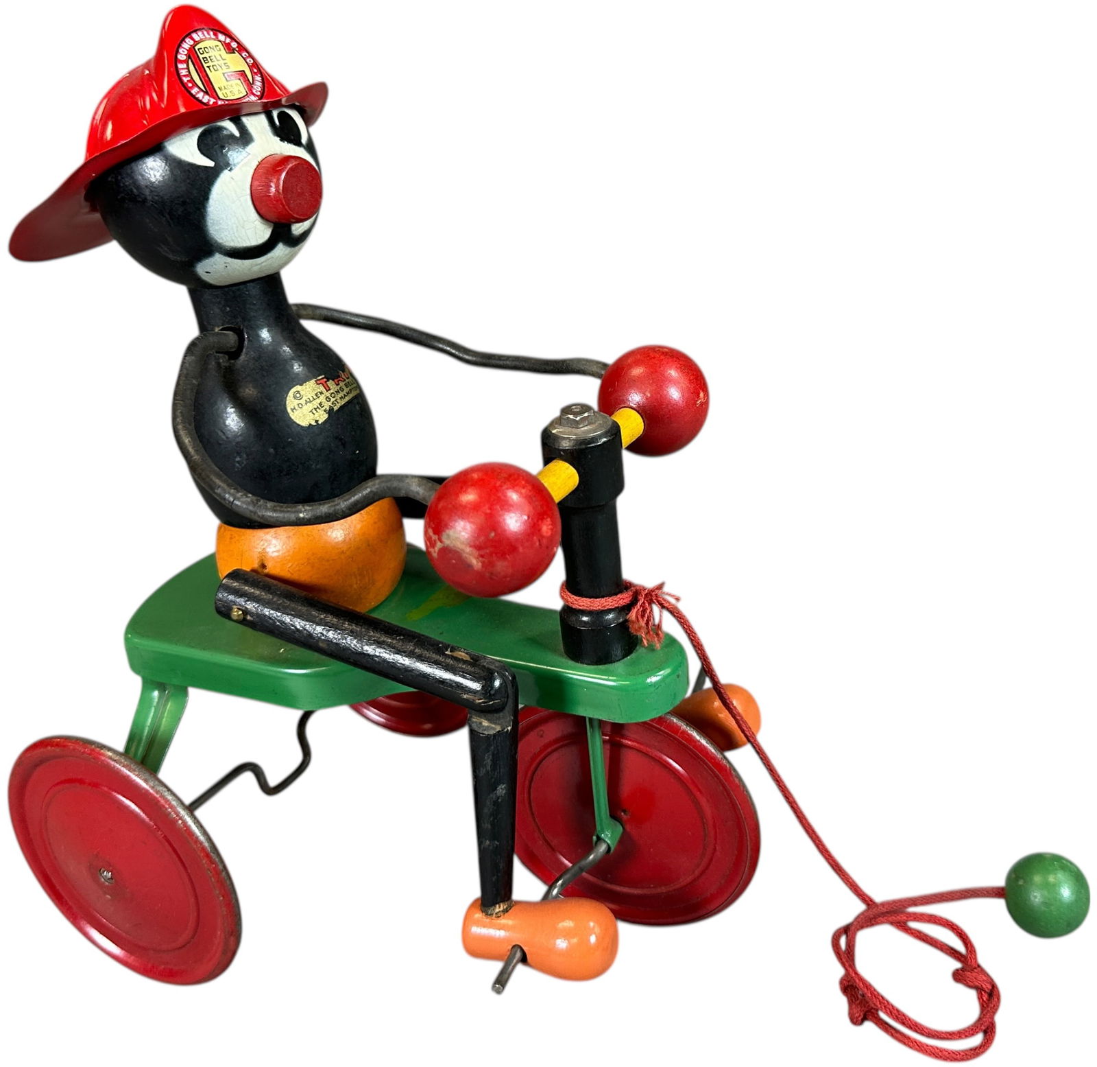 CHEIN GONG BELL TRIX FIRE CHIEF TRICYCLE (1 of 8)