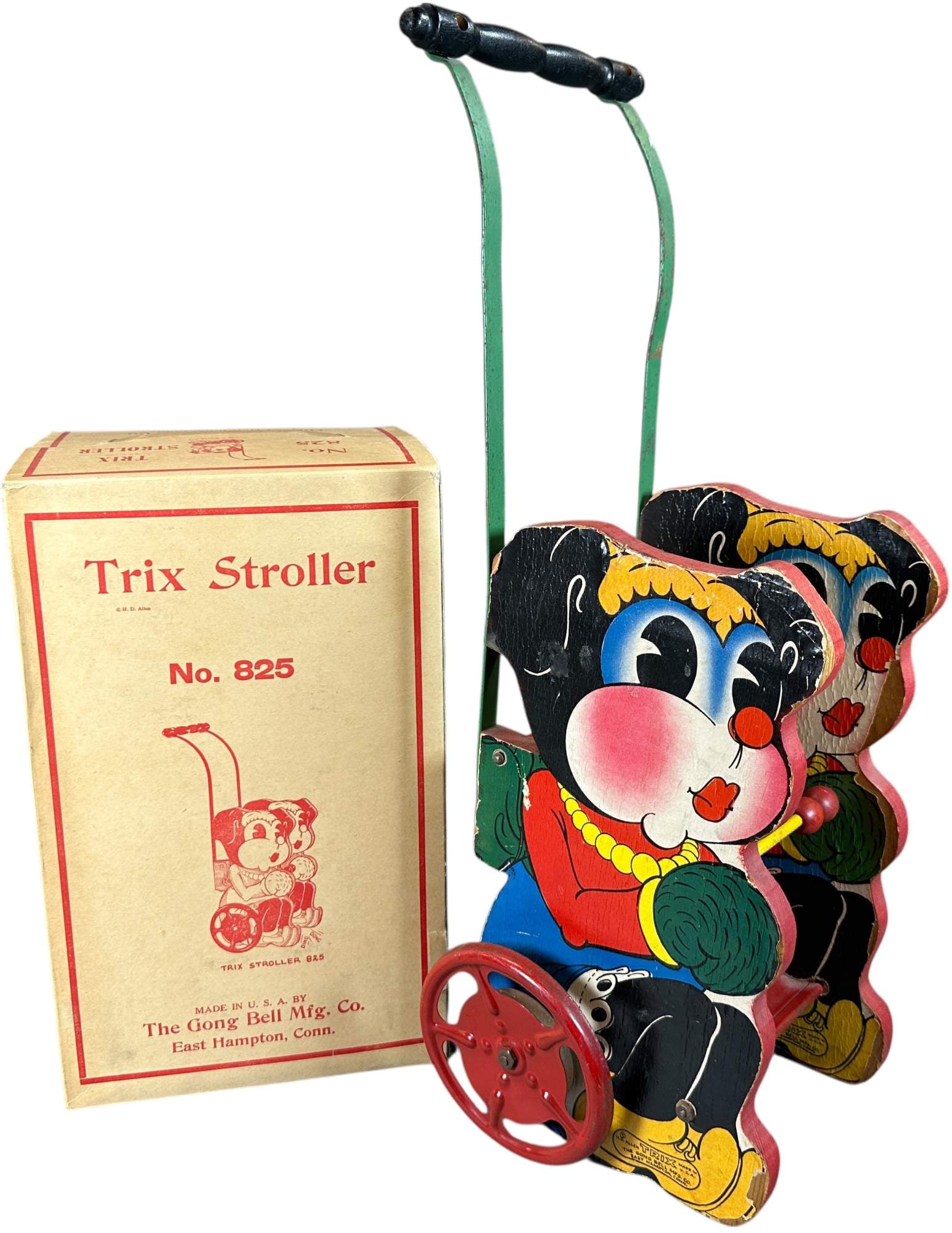 BOXED GONG BELL TRIX STROLLER #825 (1 of 6)