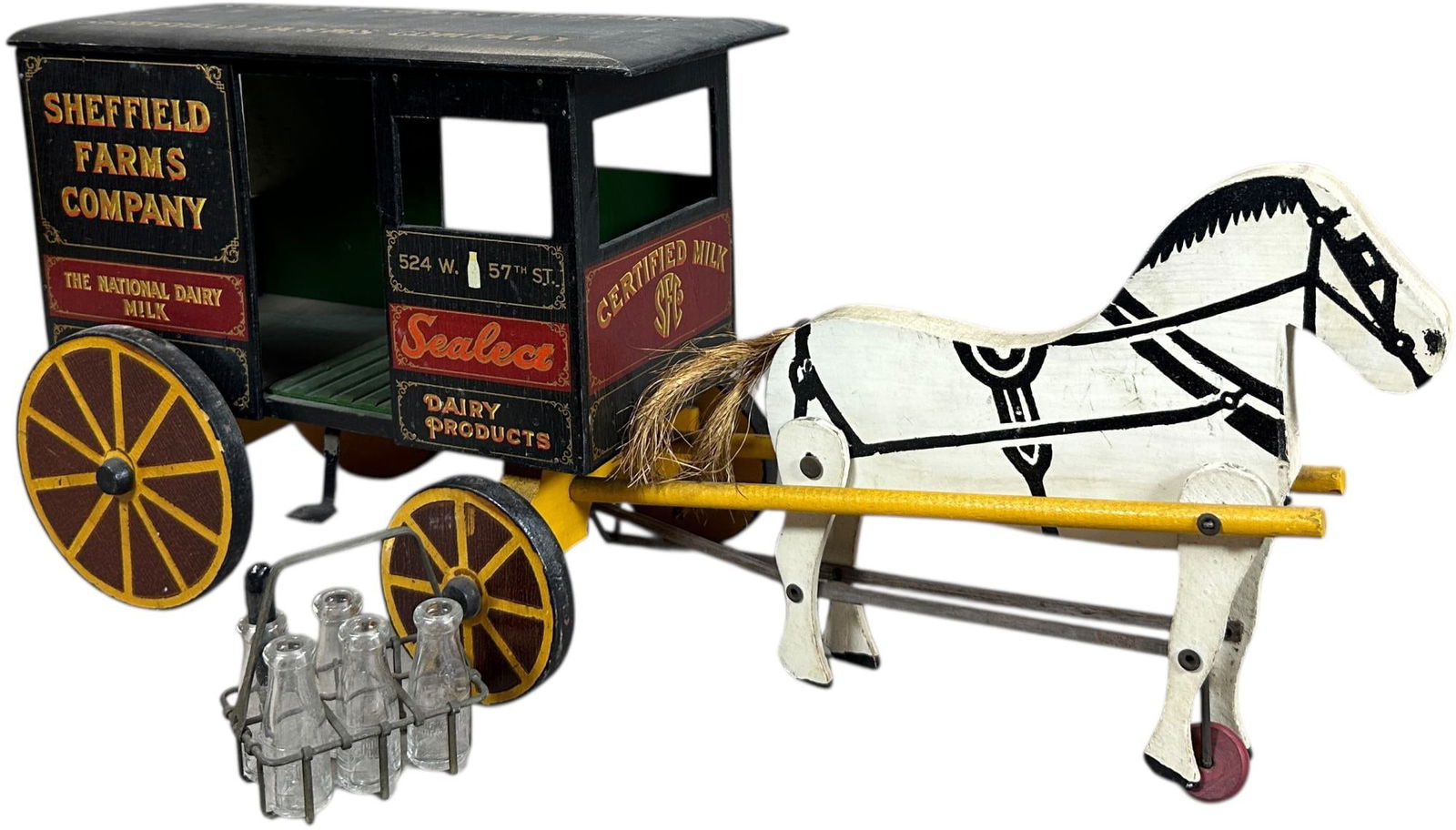 RICH TOYS SHEFFIELD FARMS WOODEN WAGON (1 of 10)