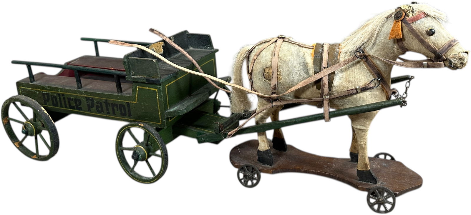 WOODEN GERMAN POLICE PATROL WAGON (1 of 9)