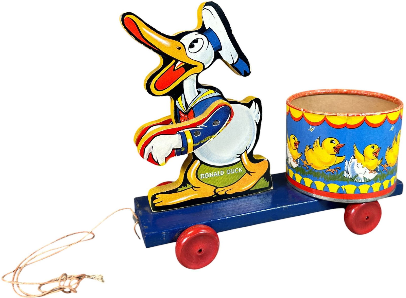 FISHER PRICE DONALD DUCK CHICK CART #469 (1 of 9)