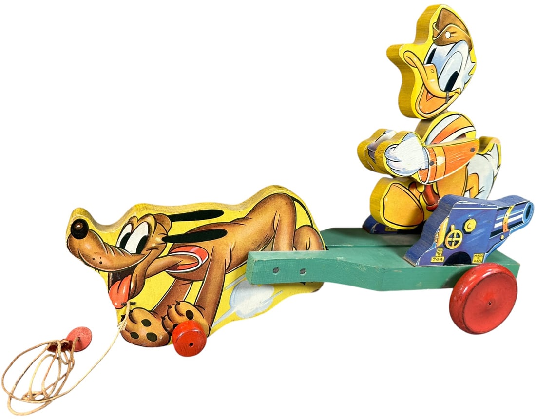 FISHER PRICE DOUGHBOY DONALD & PLUTO #744 (1 of 7)