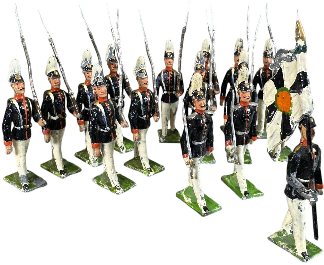 HAFFNER PRUSSIAN GUARDS IN PARADE LEAD: 20. HAFFNER PRUSSIAN GUARDS IN PARADE LEAD | 2.5" h. | (Excellent Condition) | $250 - $500