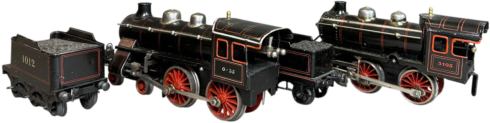 TWO BING CLOCKWORK LOCOMOTIVES - 3