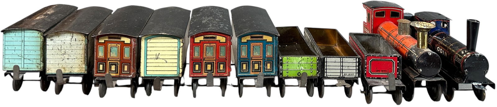 TWO HESS PASSENGER TRAIN SETS - 3