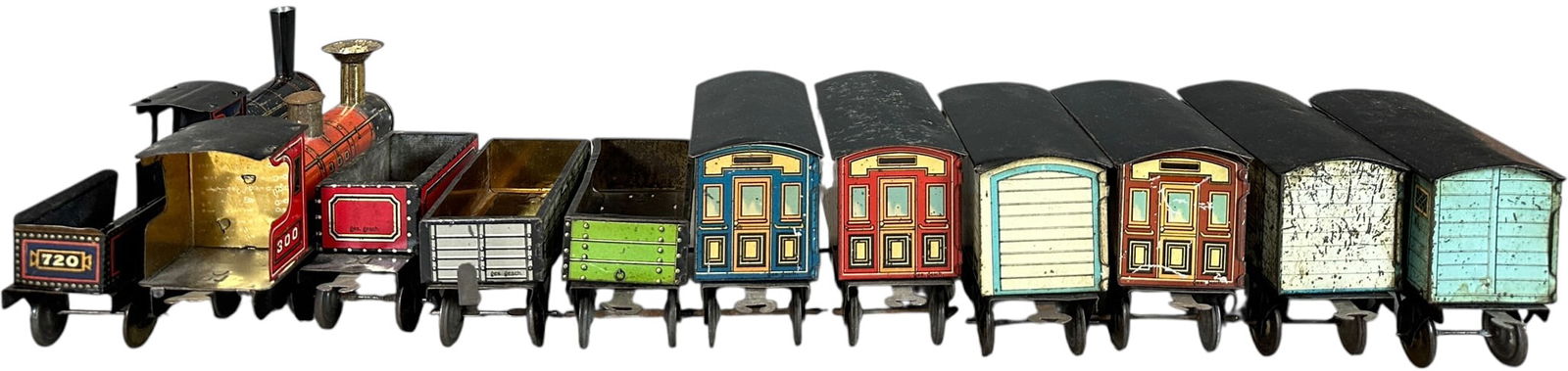 TWO HESS PASSENGER TRAIN SETS - 5