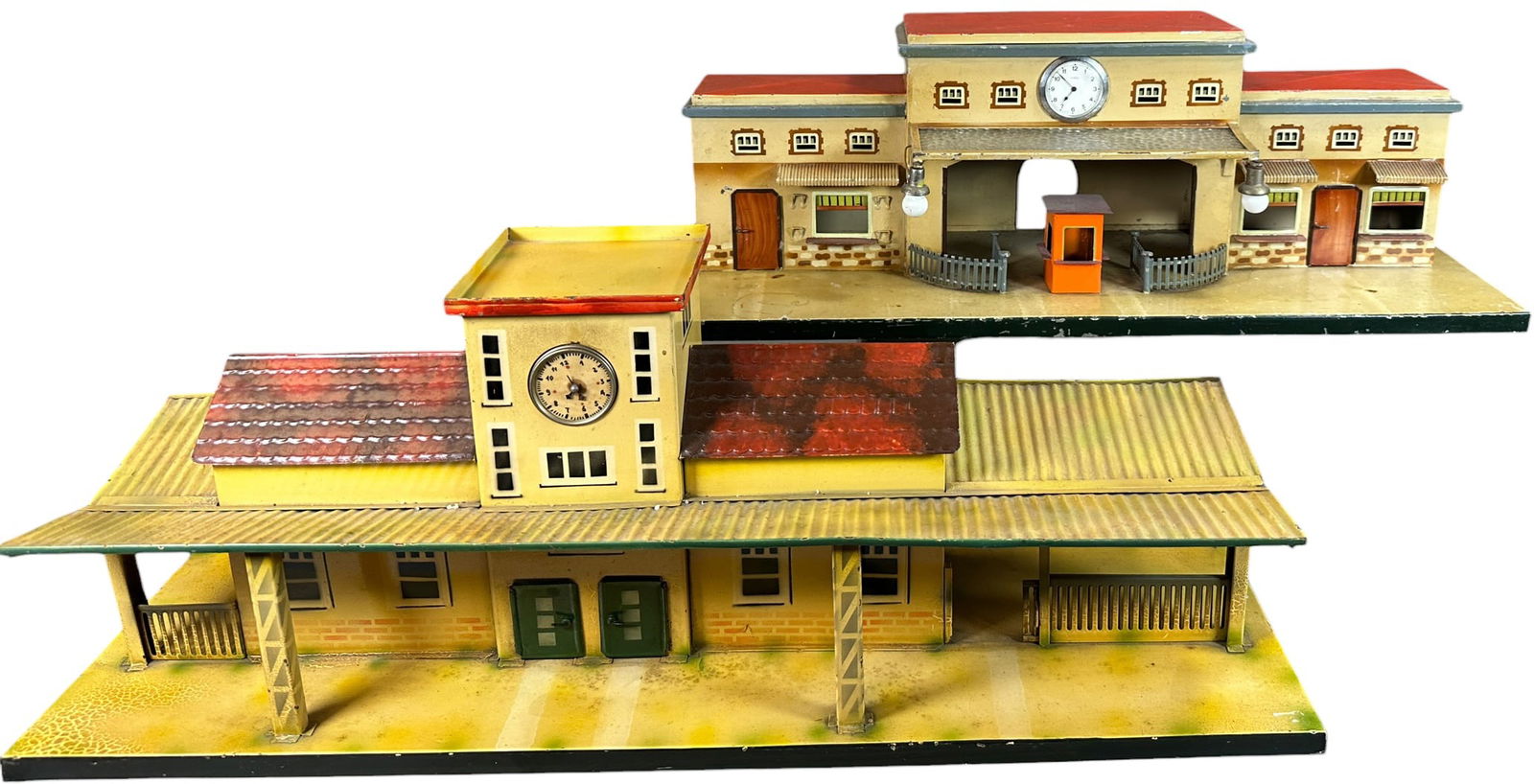 TWO LARGE KIBRI TRAIN STATIONS - 2