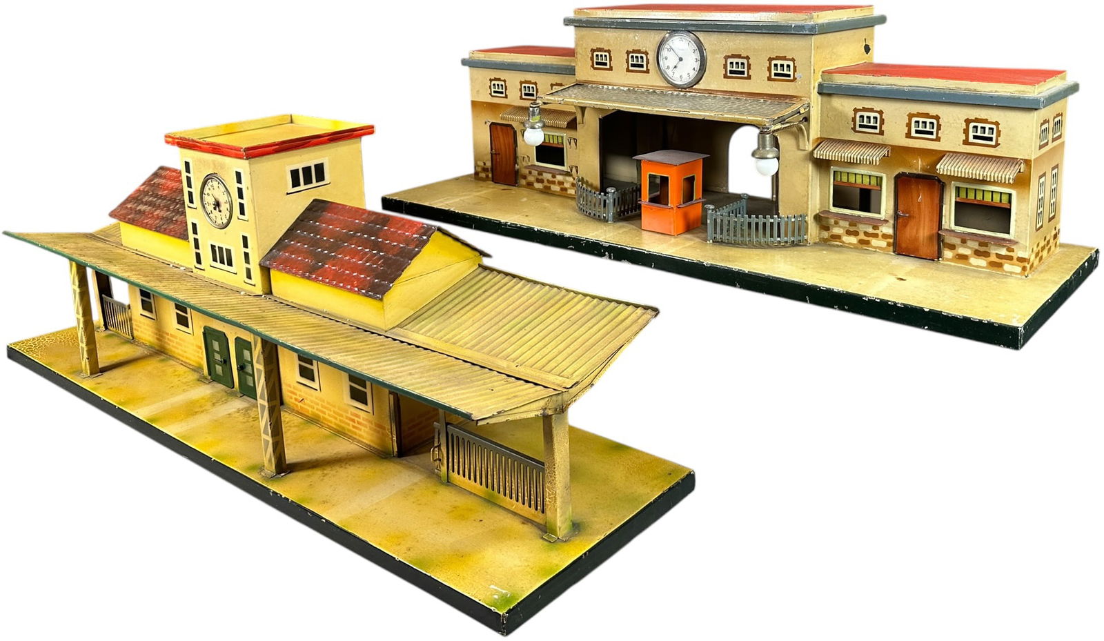 TWO LARGE KIBRI TRAIN STATIONS - 3