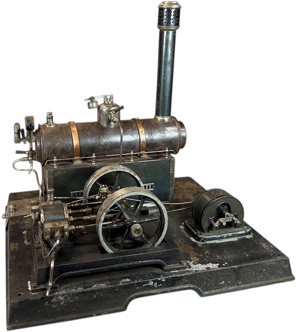 MARKLIN DOUBLE PULLEY HORIZONTAL STEAM PLANT (1 of 13)