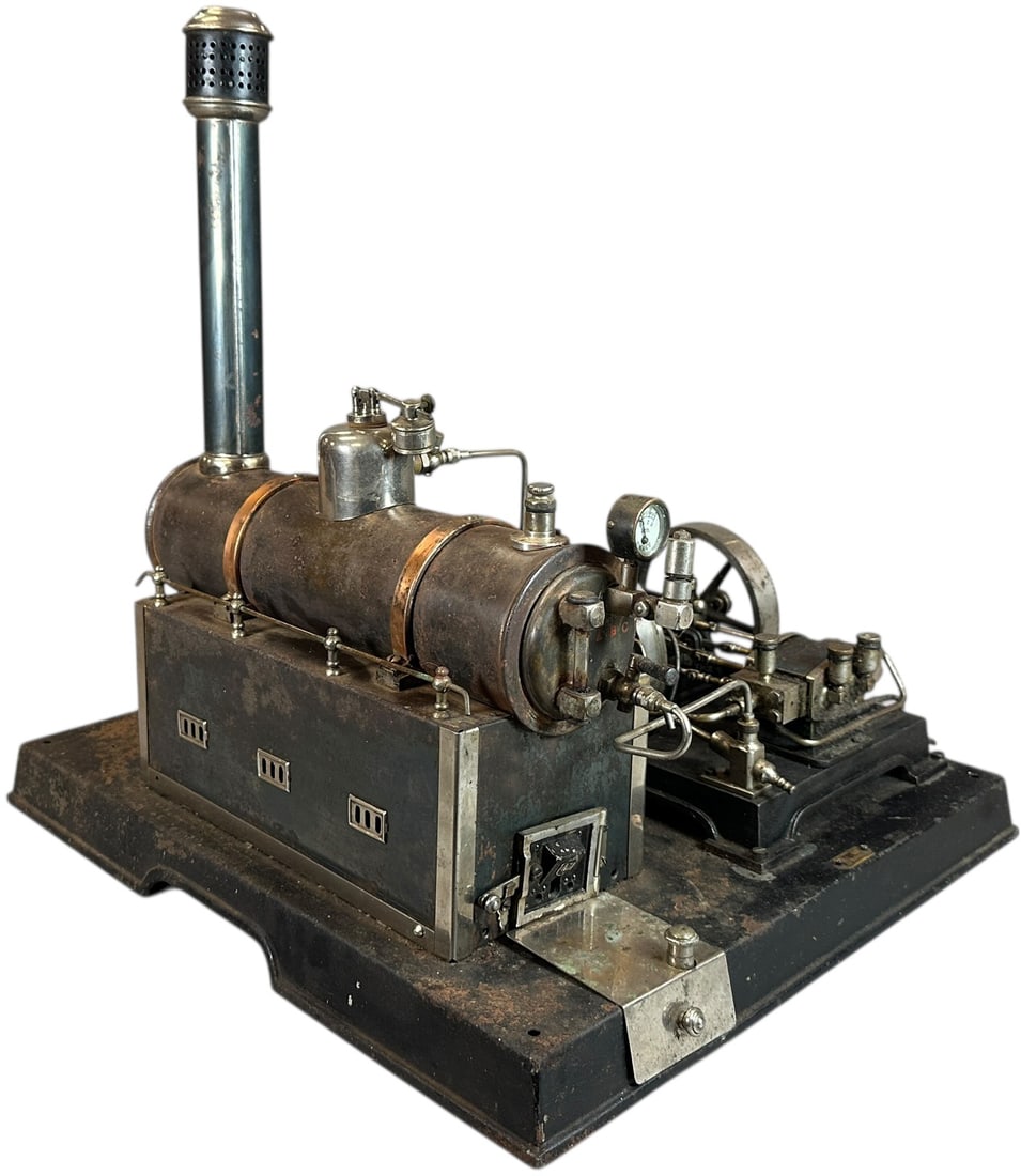 MARKLIN DOUBLE COMPOUND HORIZONTAL STEAM ENGINE - 9