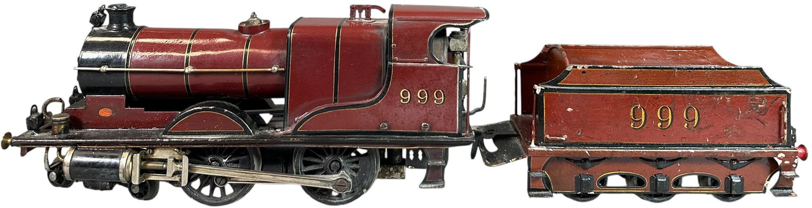 MARKLIN MIDLAND LIVE STEAM LOCOMOTIVE: 175. MARKLIN MIDLAND LIVE STEAM LOCOMOTIVE | Gauge 1, live steam, hand painted. | 13" l. loco | (Excellent Condition) | $600 - $1,200