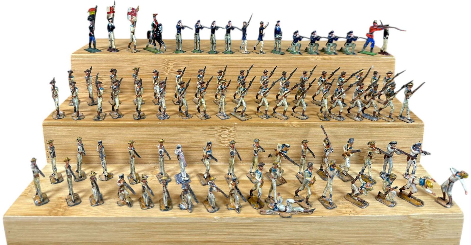 ASSORTED FLAT LEAD SAILOR FIGURE LOT: 255. ASSORTED FLAT LEAD SAILOR FIGURE LOT | 1.5" h. | (Very Good to Excellent Condition) | $300 - $600