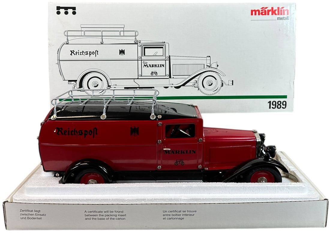 BOXED MARKLIN POSTAL TRUCK #1989 (1 of 6)