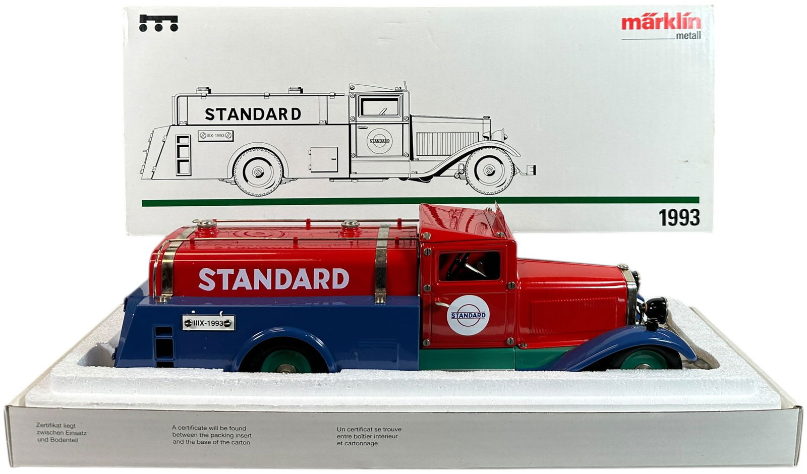 BOXED MARKLIN STANDARD OIL TRUCK #1993 (1 of 4)