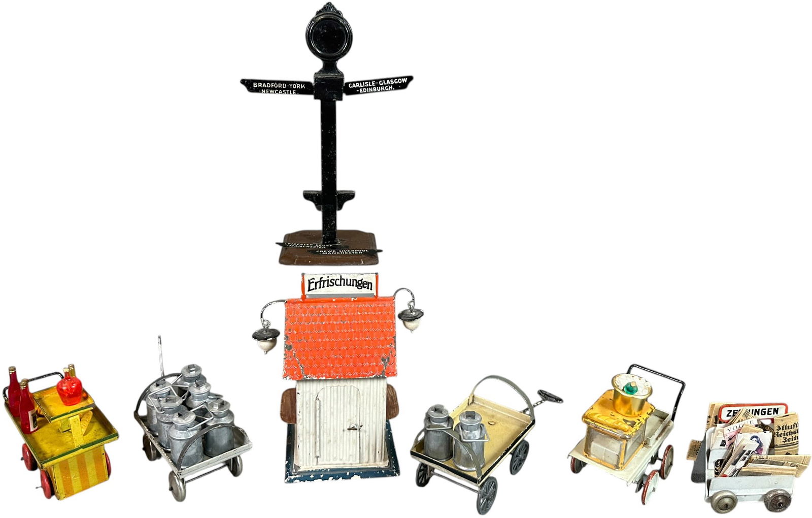 ELASTOLIN 7.5CM RAILROAD FIGURES - 7