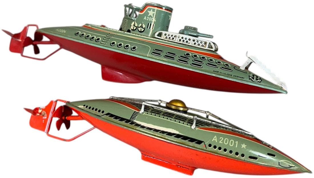 TWO ARNOLD LITHOGRAPHED SUBMARINES - 5